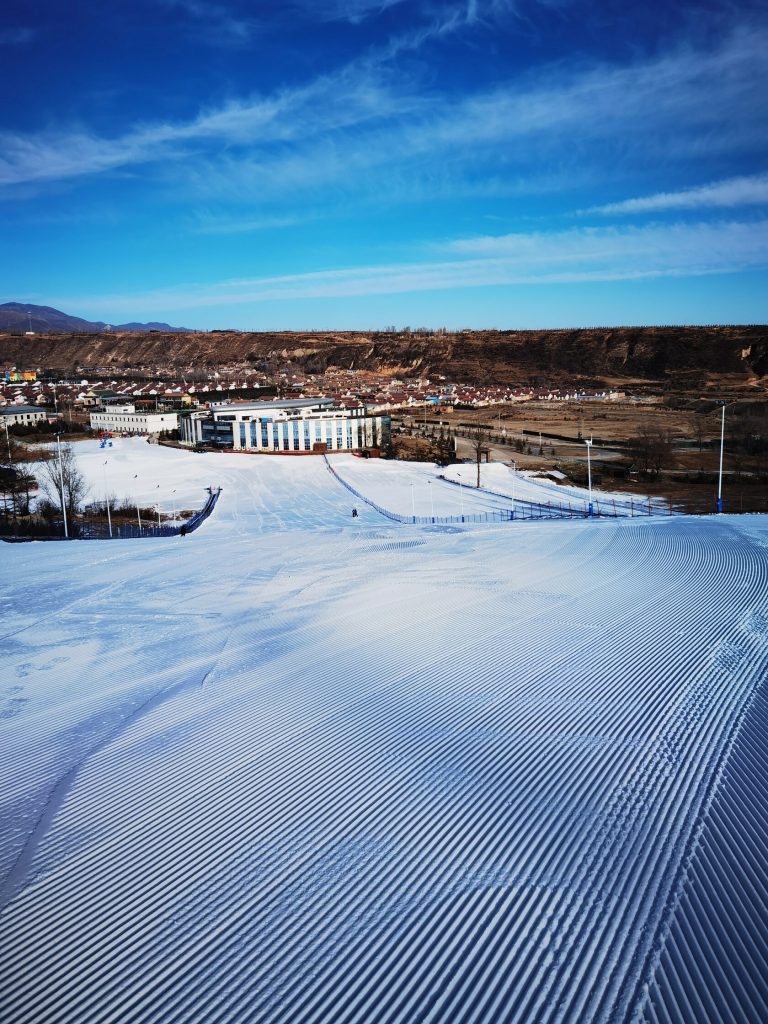 Ski resort in Ningxia mountains
