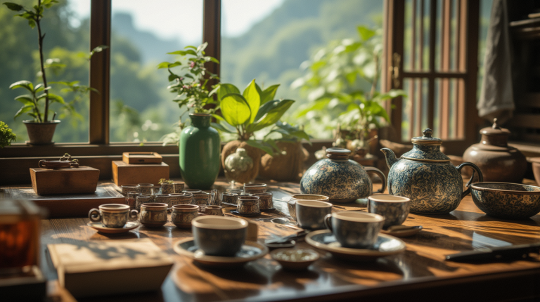 Misty mountains of Guizhou at dawn