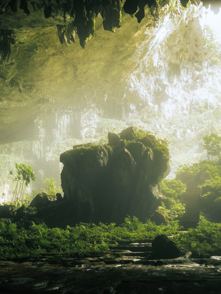 Cave interior