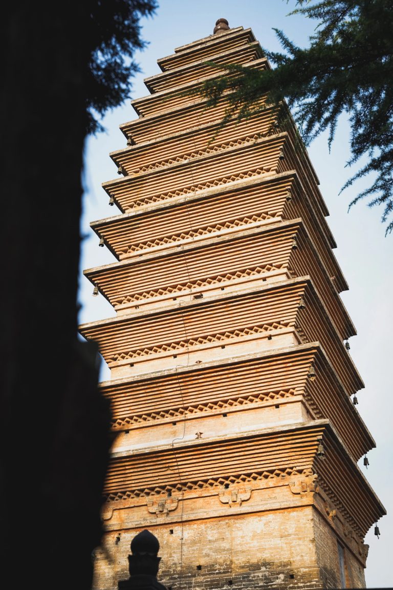Iron Pagoda at dusk