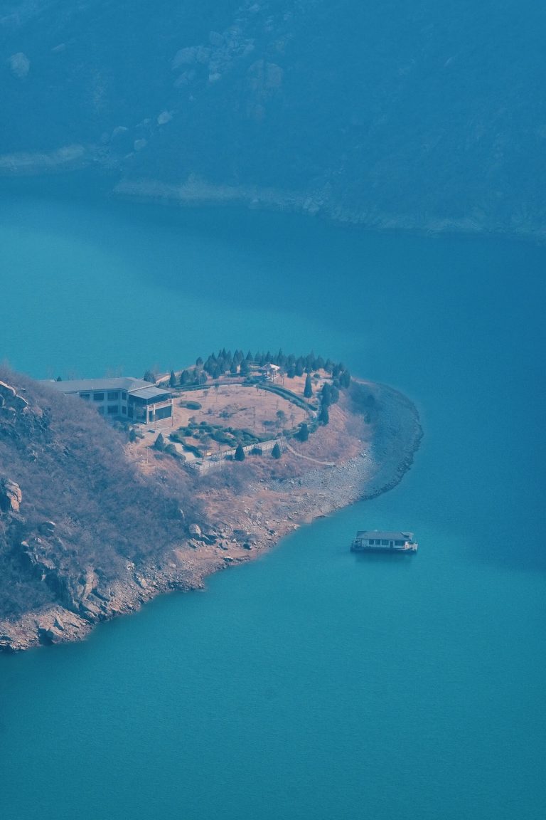 Longmen Grottoes at sunrise