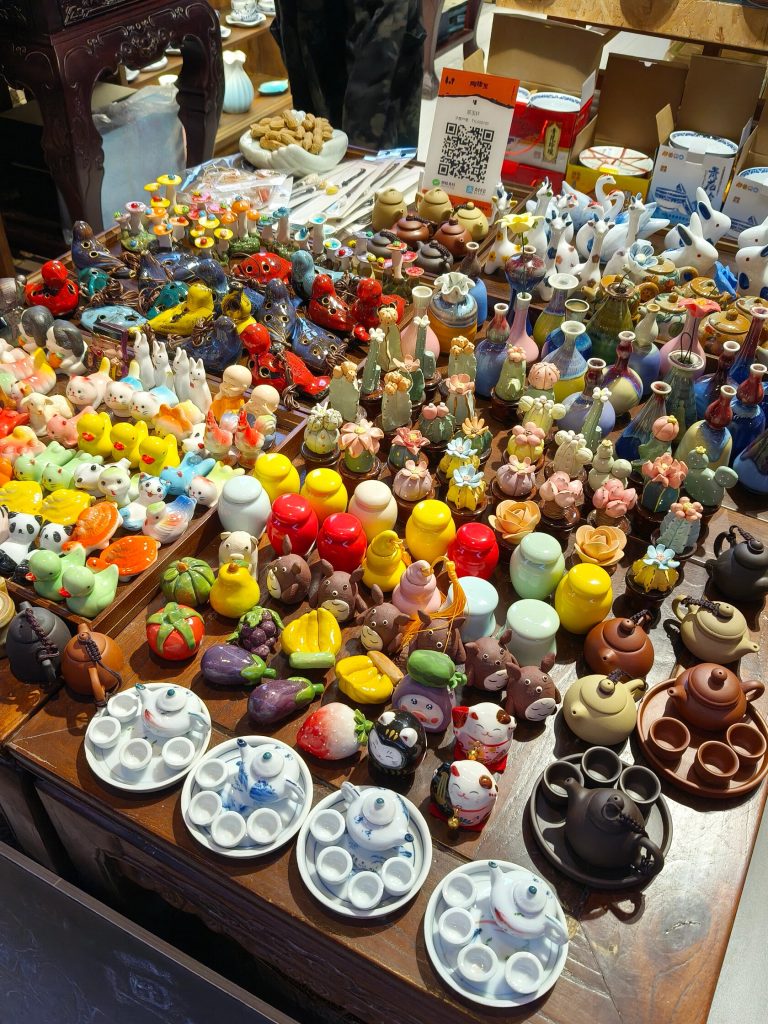 Ceramic market stalls
