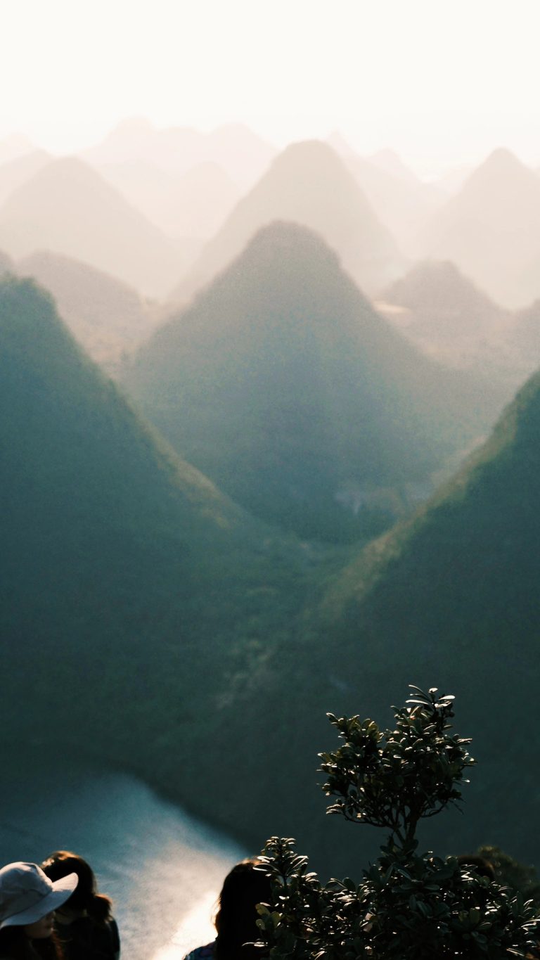 Mountain range panorama