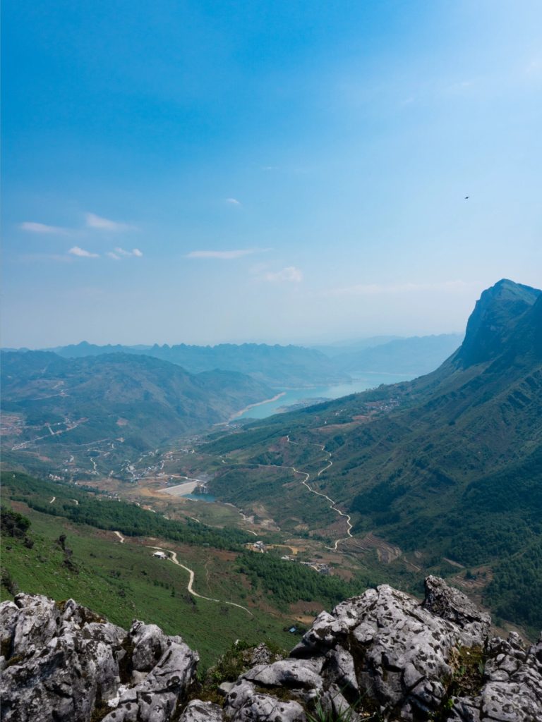 Mountain valley landscape