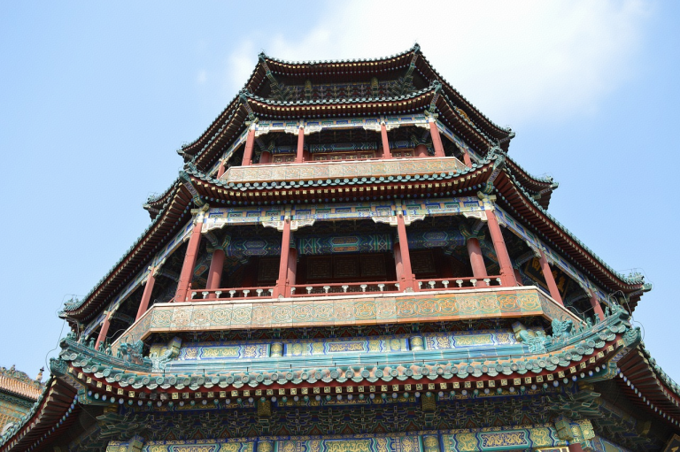 Road signs showing directions to Chengde
