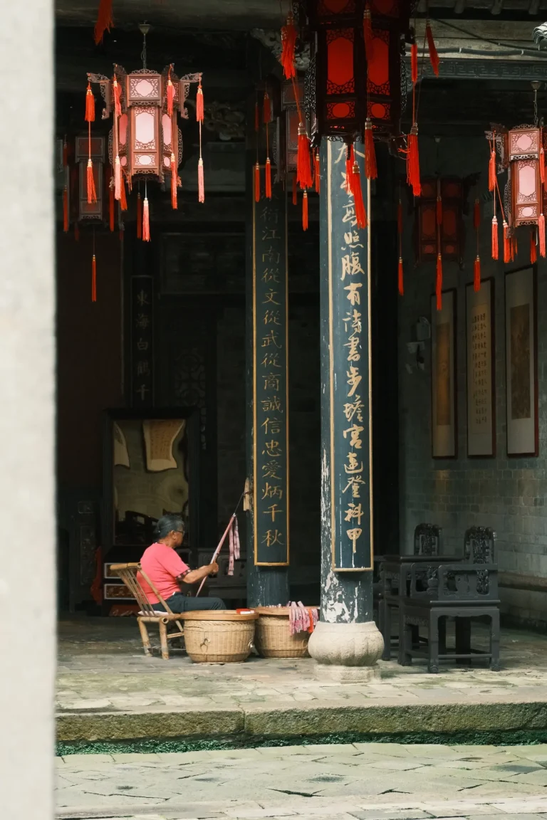 Traditional umbrella workshop