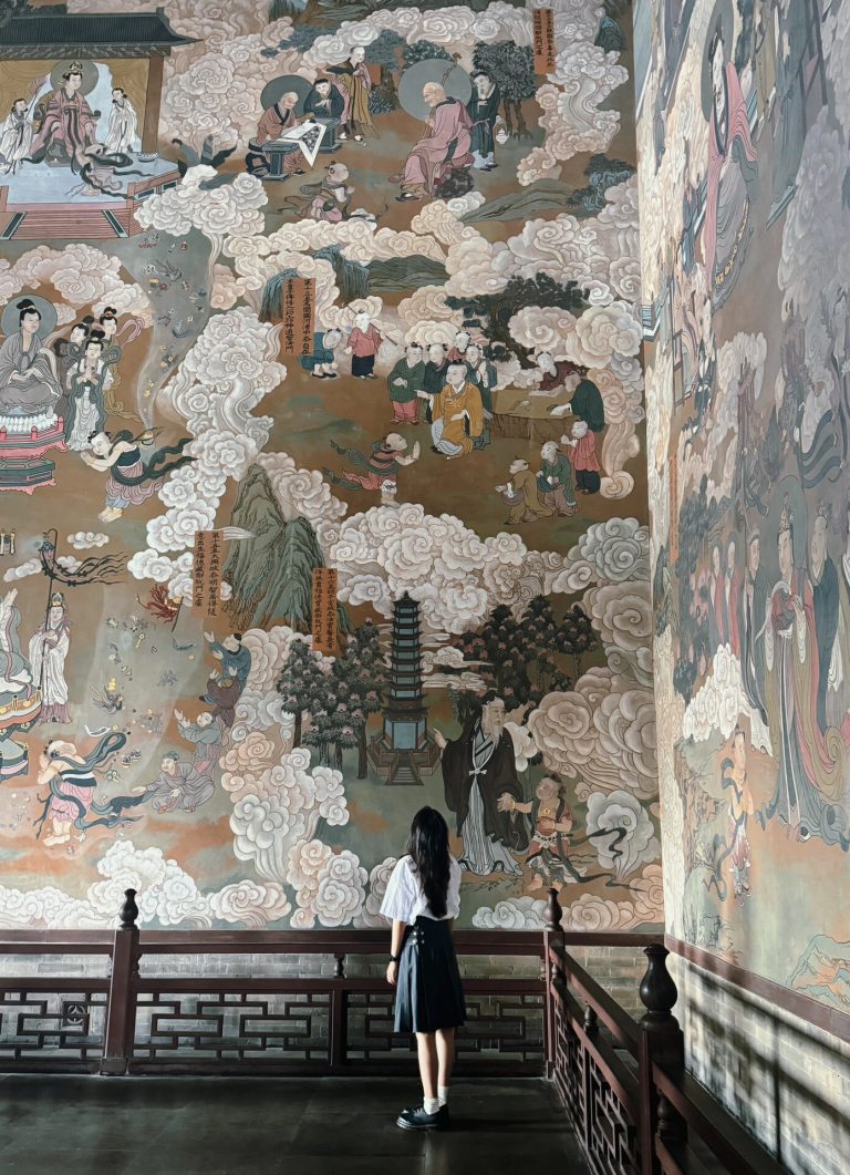 Shuanglin Temple clay sculptures