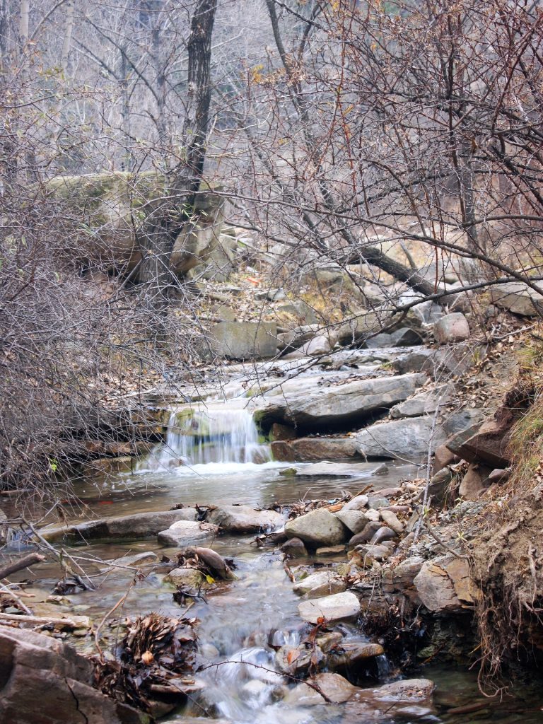Mountain stream in Wutai Shan