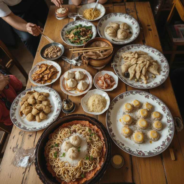 Midnight claypot meal in Guangzhou