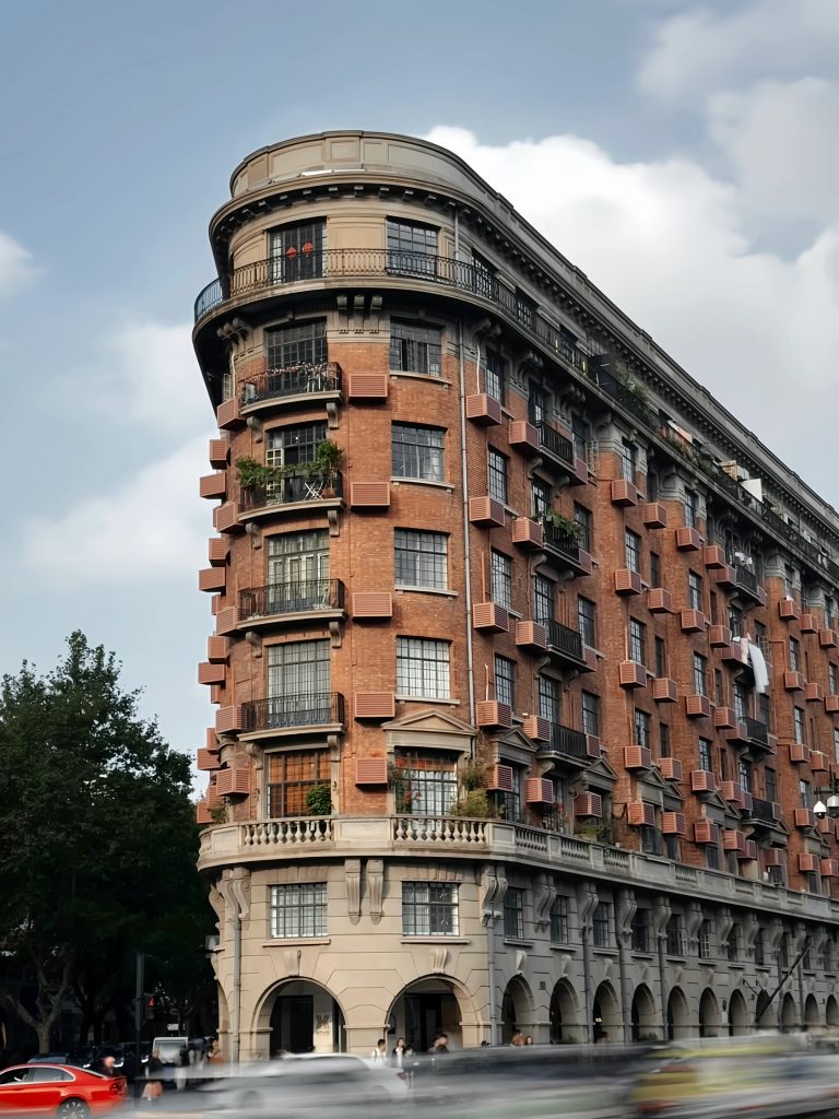 Shanghai Self-Drive Adventure historic red-brick building