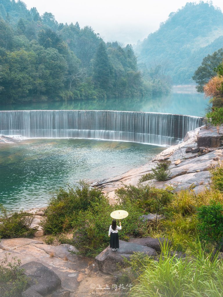 Dongshan Island tidal sand path at Nanyu Double-Sided Sea - Fujian Tulou Exploration Adventure