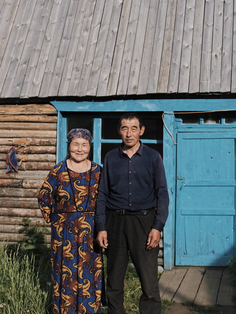 Kazakh elder rescuer during Xinjiang retreat